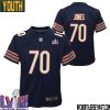 Brandon Marshall No 15 Chicago Bears Super Bowl Lviii Home Game Jersey Navy For Youth – Replica