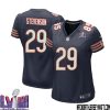 Tyler Scott No 13 Chicago Bears Super Bowl Lviii Home Game Jersey Navy For Women – Replica