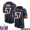 Gervon Dexter Sr. No 99 Chicago Bears Super Bowl Lviii Home Game Jersey Navy For Men – Replica