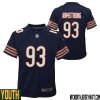Travis Bell No 73 Chicago Bears Home Game Navy Jersey For Youth – Replica