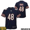 Quindell Johnson No 26 Chicago Bears Home Game Navy Jersey for Youth – Replica