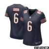Lance Briggs No 55 Chicago Bears Home Game Navy Jersey For Women – Replica