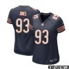 Justin Fields No 1 Chicago Bears Home Game Navy Jersey For Women – Replica