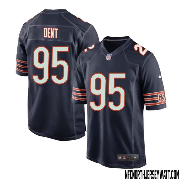 Richard Dent No 95 Chicago Bears Home Game Navy Jersey For Men – Replica