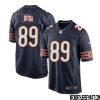 Mike Singletary No 50 Chicago Bears Home Game Navy Jersey For Men – Replica