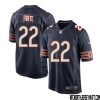 Micah Baskerville No 47 Chicago Bears Home Game Navy Jersey For Men – Replica