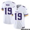 Adrian Peterson No 28 Men White Minnesota Vikings Vapor F.u.s.e. Limited Jersey- Replica