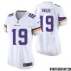 Adrian Peterson No 28 Women White Minnesota Vikings Game Player Away Jersey – Replica
