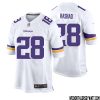 Adrian Peterson No 28 Men White Minnesota Vikings Game Player Away Jersey – Replica