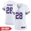 Ahmad Rashad No 28 Men’S Minnesota Vikings White Alternate Custom Game 2024 Jersey