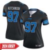 Aidan Hutchinson No 97 Woman’S Detroit Lions Away Game 2024 Jersey – White