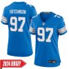 Aidan Hutchinson No 97 Woman’S Detroit Lions Away Game 2024 Jersey – White