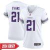 Akayleb Evans No 21 Men’S Minnesota Vikings White Alternate Custom Game 2024 Jersey