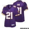 Ahmad Rashad No 28 Women NFL Pro Line Purple Minnesota Vikings Retired Player Replica Jersey