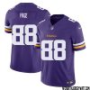 Akayleb Evans No 21 Men Purple Minnesota Vikings Vapor F.u.s.e. Limited Jersey- Replica