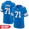 Alex Karras No 71 Men’S Detroit Lions Away Game 2024 Jersey – White