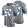 Alim Mcneill No 54 Mens Custom Blue Detroit Lions Super Bowl Lviii Player Home Game Jersey