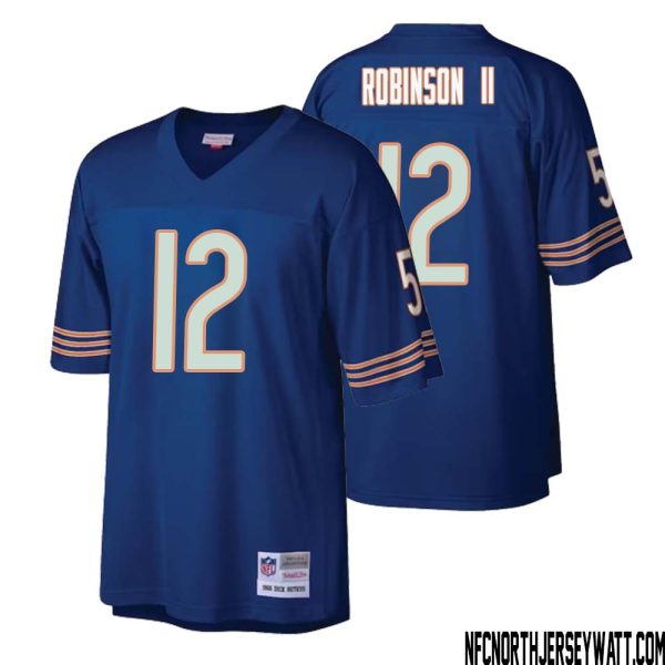 Allen Robinson Ii No 12 Men Mitchell & Ness Navy Chicago Bears Retired Player Legacy Replica Jersey