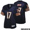 Andrew Billings No 97 Women Nfl Pro Line Navy Chicago Bears Retired Player Replica Jersey