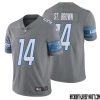 Alim Mcneill No 54 Men Steel Detroit Lions Vapor Untouchable Color Rush Limited Player Jersey – Replica