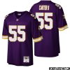 Andrew Booth Jr. No 23 Men Mitchell & Ness Purple Minnesota Vikings Legacy Replica Jersey