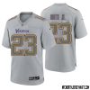 Andre Carter Ii No 55 Men Gray Minnesota Vikings Atmosphere Fashion Game Jersey – Replica