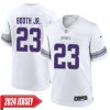 Alexander Mattison No 2 Youth’S Minnesota Vikings White Alternate Custom Game 2024 Jersey