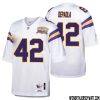 Andrew Booth Jr. No 23 Men Mitchell & Ness White Minnesota Vikings Authentic Throwback Retired Player Jersey- Replica