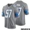 Amon-Ra St. Brown No 14 Men Gray Detroit Lions Player Alternate Game Jersey – Replica