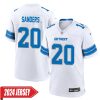 Barry Sanders No 20 Men’S Detroit Lions 2Nd Alternate Vapor F.u.s.e. Limited 2024 Jersey – Black