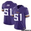Austin Schlottmann No 65 Men Purple Minnesota Vikings Vapor F.u.s.e. Limited Jersey- Replica