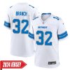 Brian Branch No 32 Men’S Detroit Lions Home Game 2024 Jersey – Blue