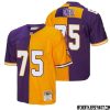 C.j. Ham No 30 Men Mitchell & Ness Purple Gold Minnesota Vikings 1998 Split Legacy Replica Jersey