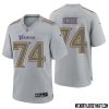 Bud Grant No 0 Men Gray Minnesota Vikings Atmosphere Fashion Game Jersey – Replica