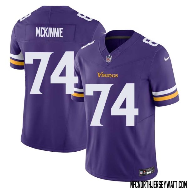 Bryant Mckinnie No 74 Men Purple Minnesota Vikings Vapor F.u.s.e. Limited Jersey- Replica