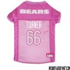 Buddy Johnson No 45 Chicago Bears Dog Jersey Pink – Replica