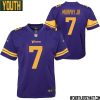 C.j. Ham No 30 Youth Purple Minnesota Vikings Color Rush Vapor Untouchable Limited Jersey- Replica