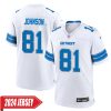 Calvin Johnson No 81 Men’S Detroit Lions 2Nd Alternate Vapor F.u.s.e. Limited 2024 Jersey – Black