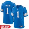 Cameron Sutton No 1 Woman’S Detroit Lions 2Nd Alternate Vapor F.u.s.e. Limited 2024 Jersey – Black