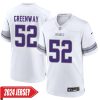 Carl Eller No 81 Youth’S Minnesota Vikings White Alternate Custom Game 2024 Jersey