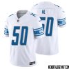 Charles Harris No 53 Men White Detroit Lions Vapor F.U.S.E. Limited Jersey – Replica