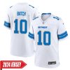 Charlie Batch No 10 Men’S Detroit Lions 2Nd Alternate Vapor F.u.s.e. Limited 2024 Jersey – Black
