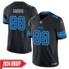 Charlie Sanders No 88 Men’S Detroit Lions Away Game 2024 Jersey – White