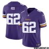 Chris Doleman No 56 Men Purple Minnesota Vikings Vapor F.u.s.e. Limited Jersey- Replica