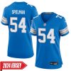 Chris Spielman No 54 Woman’S Detroit Lions Away Game 2024 Jersey – White