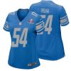 Chris Spielman No 54 Womens Custom Gray Detroit Lions Alternate Super Bowl Lviii Game Jersey