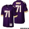 Chuck Foreman No 44 Men Mitchell & Ness Purple Minnesota Vikings Legacy Replica Jersey