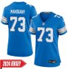 Christian Mahogany No 73 Youth’S Detroit Lions 2Nd Alternate Vapor F.u.s.e. Limited 2024 Jersey – Black