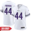 Christian Darrisaw No 71 Youth’S Minnesota Vikings White Alternate Custom Game 2024 Jersey