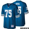 Cory Schlesinger No 30 Men Mitchell & Ness Blue Detroit Lions Legacy Replica Jersey